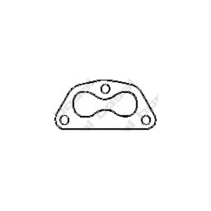 Comparateur de prix : BOSAL Joint d'étanchéité, tuyau d'échappement pour MAZDA: MX5, 626, E (Ref: 256-301)