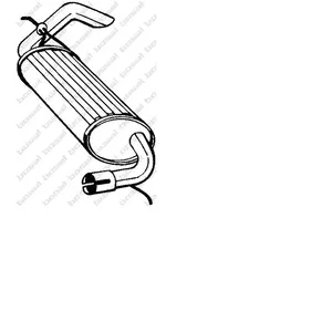 BOSAL Silencieux arrière pour LAND ROVER: Freelander (Ref: 211-403) pas cher