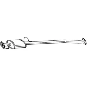 Bosal Silencieux central, centre PRIX CANON, par ex. pour KIA, Hyundai pas cher