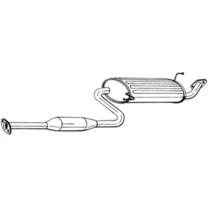 BOSAL Silencieux arrière pour HYUNDAI: Atos Prime, Amica, Atos (Ref: 283-531) pas cher