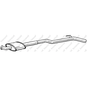 Comparateur de prix : BOSAL Silencieux central pour RENAULT: Clio, Thalia (Ref: 283-547)