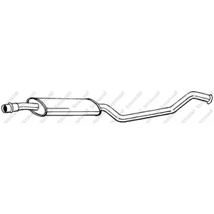 BOSAL Silencieux central pour CITROËN: Xantia (Ref: 283-695) pas cher