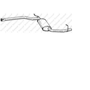 BOSAL Silencieux central pour AUDI: A4 (Ref: 283-305) pas cher