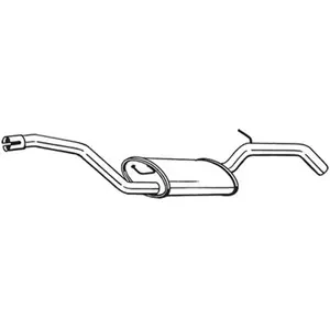 BOSAL Silencieux arrière pour FORD: C-Max, Focus (Ref: 280-295) pas cher