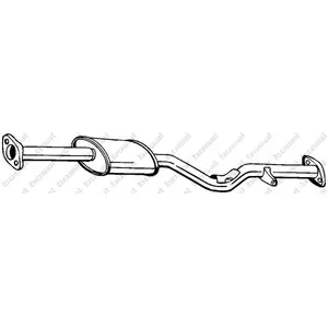 BOSAL Silencieux central pour MITSUBISHI: L200 (Ref: 280-121) pas cher