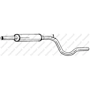 Comparateur de prix : BOSAL Silencieux central pour SEAT: Inca & VOLKSWAGEN: Caddy (Ref: 281-233)