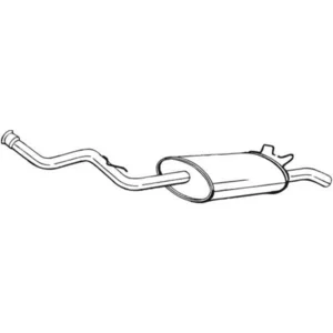 Comparateur de prix : Bosal Silencieux arrière PRIX CANON, par ex. pour VW, Seat, Skoda