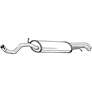 Silencieux arrière 281-967 Bosal 281967 pas cher