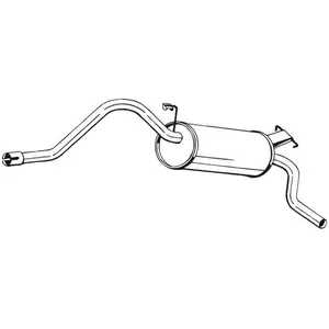 Bosal Silencieux arrière PRIX CANON, par ex. pour Volvo pas cher