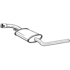 BOSAL Silencieux central pour VOLKSWAGEN: Transporter (Ref: 281-891)