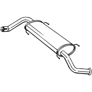 Comparateur de prix : Bosal Silencieux arrière PRIX CANON, par ex. pour Citroën, Peugeot, Fiat