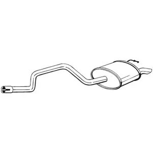 Silencieux arrière BOSAL 281-043 pas cher