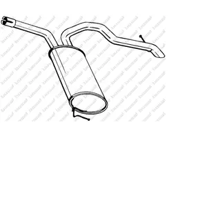 Comparateur de prix : Silencieux D'échappement Arrière Bosal 281619