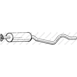 Bosal Silencieux central PRIX CANON, par ex. pour Opel pas cher