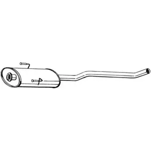 Comparateur de prix : Silencieux D'échappement Intermédiaire Bosal 281379