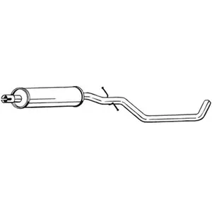 Comparateur de prix : BOSAL Silencieux central pour VOLKSWAGEN: Golf (Ref: 281-735)