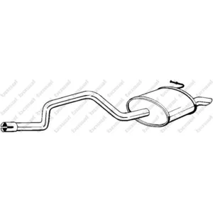 Bosal Silencieux arrière PRIX CANON, par ex. pour Ford pas cher