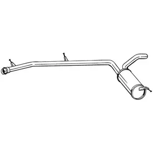 Comparateur de prix : Silencieux D'échappement Arrière Bosal 282859