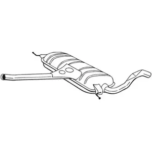 BOSAL Silencieux central pour SKODA: Superb (Ref: 282-563) pas cher