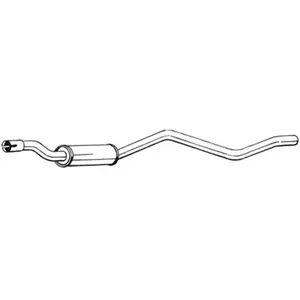 BOSAL Silencieux central pour VOLKSWAGEN: Golf Cabriolet (Ref: 282-531) pas cher