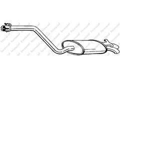 Comparateur de prix : BOSAL Silencieux arrière pour MERCEDES-BENZ: 201 Series (Ref: 282-333)