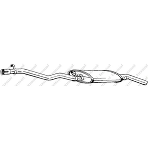 BOSAL Silencieux arrière pour VOLKSWAGEN: Golf (Ref: 282-313)