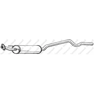 BOSAL Silencieux central pour OPEL: Astra (Ref: 282-315) pas cher