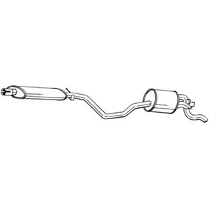 Bosal Silencieux arrière PRIX CANON, par ex. pour Lancia pas cher