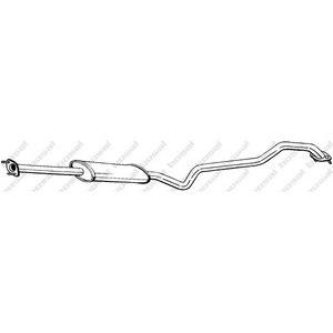 BOSAL Silencieux central pour NISSAN: Almera (Ref: 287-503) pas cher