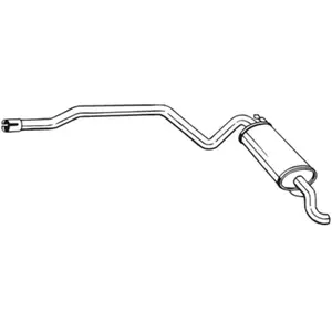 BOSAL Silencieux arrière pour FIAT: Seicento (Ref: 287-199) pas cher