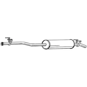 BOSAL Silencieux central pour MERCEDES-BENZ: Sprinter (Ref: 287-355) pas cher