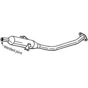 BOSAL Silencieux central pour TOYOTA: Corolla Verso (Ref: 284-571) pas cher