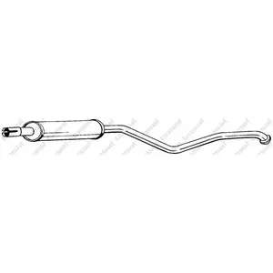 BOSAL Silencieux central pour RENAULT: Laguna (Ref: 284-605) pas cher