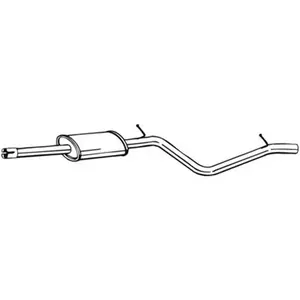 Comparateur de prix : BOSAL Silencieux central, centre PRIX CANON, par ex. pour Dacia, Renault