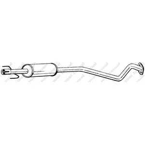 BOSAL Silencieux central pour OPEL: Astra (Ref: 284-367) pas cher