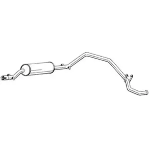 Comparateur de prix : Bosal Silencieux arrière PRIX CANON, par ex. pour Peugeot, Fiat, Citroën
