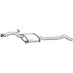 BOSAL Silencieux central pour AUDI: A4 (Ref: 284-463) pas cher