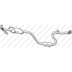 Silencieux central 285-279 Bosal 285279 pas cher