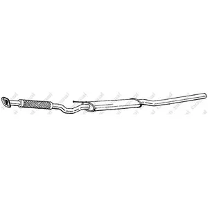 Silencieux central 285-211 Bosal 285211 pas cher