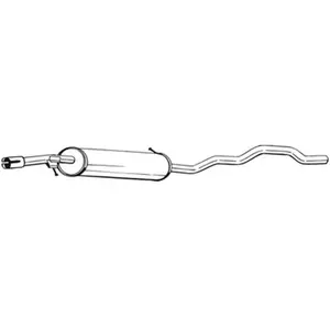 Comparateur de prix : Bosal Silencieux central PRIX CANON, par ex. pour VW, Ford, Seat