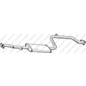 Bosal Silencieux central PRIX CANON, par ex. pour Mitsubishi pas cher