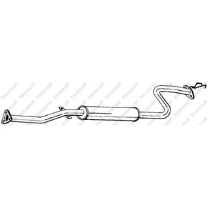 BOSAL Silencieux central pour HONDA: CRX (Ref: 285-129) pas cher
