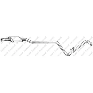 BOSAL Silencieux central pour RENAULT: Super 5 (Ref: 285-147) pas cher
