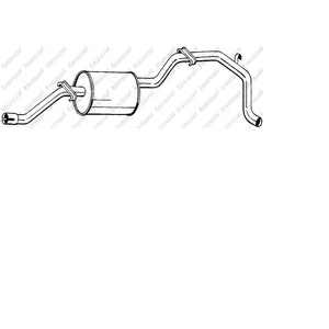 BOSAL Silencieux arrière pour VOLKSWAGEN: Caddy (Ref: 285-413) pas cher
