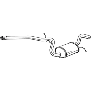 Silencieux central 285-459 Bosal 285459 pas cher