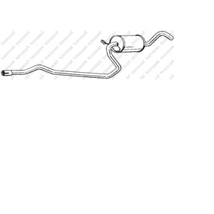 Comparateur de prix : BOSAL Silencieux central pour FORD: Fiesta (Ref: 285-799)