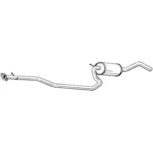 Comparateur de prix : BOSAL Silencieux central pour MAZDA: 121 & FORD: Fiesta (Ref: 286-955)