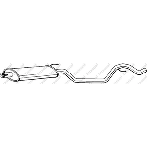 Bosal Silencieux central PRIX CANON, par ex. pour Opel pas cher