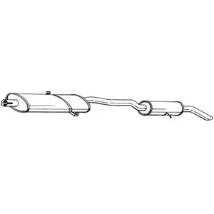 BOSAL Silencieux arrière pour CHRYSLER: Grand Voyager, Voyager (Ref: 286-145)Vendu parfeu-vert
