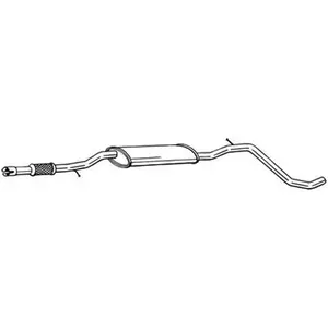 Silencieux D'échappement Intermédiaire Bosal 288-251 pas cher